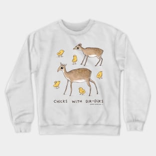 Chicks With Dik Diks Crewneck Sweatshirt